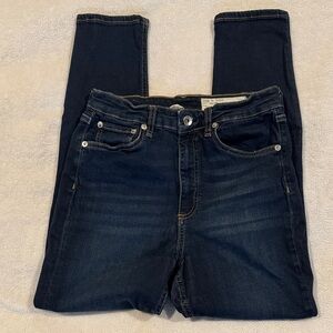 Rag & Bone Nina High Rise Ankle Skinny Jeans Carmen size 29